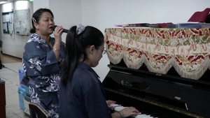 MCAS Iwakuni Community visits King Juen Nursing Home to learn about the Bon Odori Festival (B-Roll)