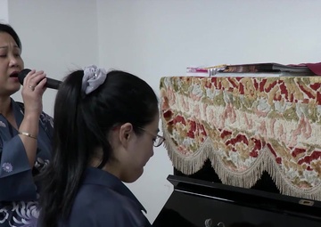 MCAS Iwakuni Community visits King Juen Nursing Home to learn about the Bon Odori Festival (B-Roll)