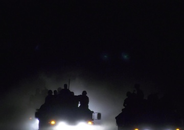 Iraqi Counter-Terrorism Service Conduct Night Fire Training Mission