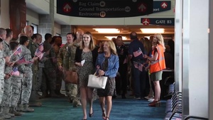 TSgt John Chapman's Family Departing VPS Airport