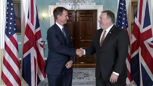 Secretary Pompeo Meets with UK Secretary of State for Foreign and Commonwealth Affairs Jeremy Hunt