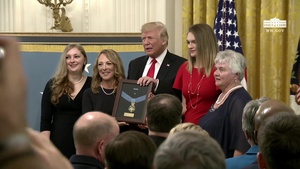 Medal of Honor White House Ceremony – Tech. Sgt. John A. Chapman, US Air Force