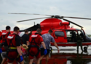 Coast Guard Air Station Cape Cod pilot recounts Hurricane Harvey response one year later