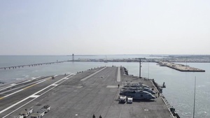 USS Harry S. Truman Departs Naval Station Norfolk