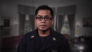 Chief Aviation Electrician's Mate Trinidad USS Harry S. Truman 20th Anniversary