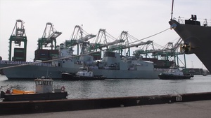 LA Fleet Week Ship Arrival
