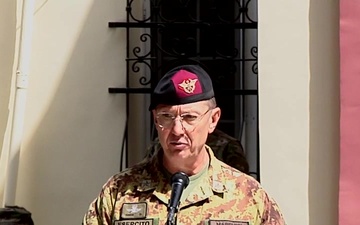 Brunssum Commander Speaks at Resolute Support Change of Command