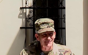 U.S. Army Gen. John Nicholson Gives Final Speech as Resolute Support's Commander