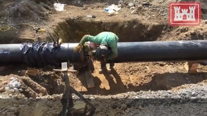 USACE inspects pipe welds at Canandaigua VA Medical Center Mega Project