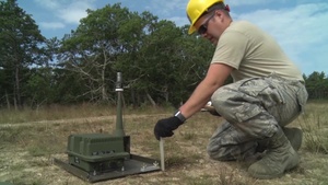 102nd Communications Flight sets up high frequency antenna