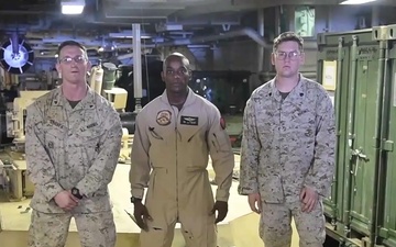 Marine Corps Sergeant Major Brian Priester College Football Shout Out 2018 University of Michigan