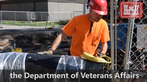 USACE installs a temporary steam line at the Canandaigua VA Medical Center Mega Project
