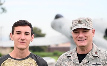 Maj. Sean Fazande and Son, New Orleans Saints Shout-Out