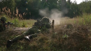 Archipelago Endeavor - U.S. and Swedish Marines Practice Ambush and Raid Procedures