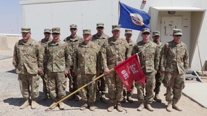 851st Vertical Engineer Company stands at attention