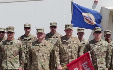 851st Vertical Engineer Company stands at attention