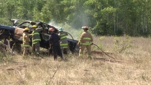 Multinational First Responder Vehicle Extrications at Northern Strike 18