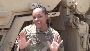 Spc. Mariah Burke - NFL 49ers Shout Out