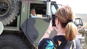 Deadeye Association Visits 96th Sustainment Brigade
