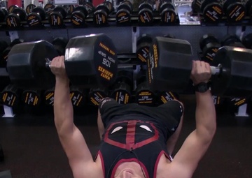 MCAS Iwakuni Marines, Sailors Lift to Compete in the Bench Press Club (Package/Pkg)