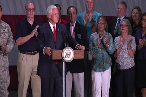 Vice President Mike Pence at Nellis