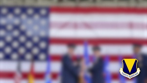Change of Command 3rd Air Force Lt Gen Clark to Maj Gen Wood