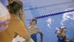 MCAS Iwakuni’s Youth Learn Commitment Through Swimming (B-Roll)