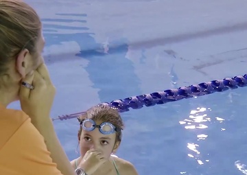 MCAS Iwakuni’s Youth Learn Commitment Through Swimming (B-Roll)