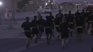 Patriot Day 2018 Ceremonial Run at Camp Buehring, Kuwait