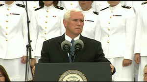 DOD Leaders Host Vice President for Ceremony at Pentagon's September 11th Memorial