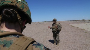 Marine air traffic control mobile team conduct assault landing zone rehearsals