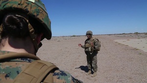 Marine air traffic control mobile team conducts assault landing zone rehearsals