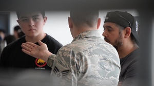 B-Roll With Soundbites of 144th Fighter Wing Maintenance Career Fair