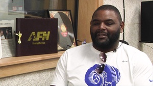 Pro Football Hall of Famers Visit U.S.A.G. Humphreys