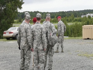 B-Roll Shots of N.C. Airmen Getting Prepared for Hurricane Activation