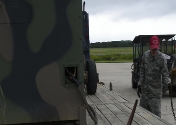 145th Civil Engineering Squadron Load up Generators