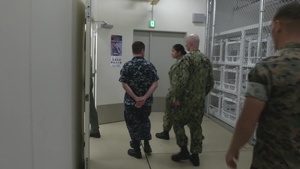 Vice Chief of Naval Operations visits MCAS Iwakuni (B-Roll)