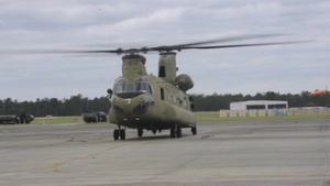 Chinook Departs for Charleston