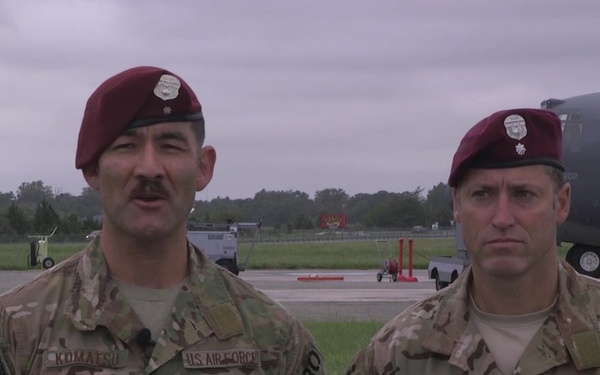 Combat Rescue Officers Discuss the Hurricane Florence Joint Task Force