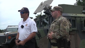 S.C. Military Police Assist Local Authorities