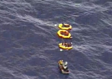 28 rescued after fishing boat catches fire