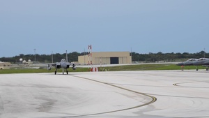 Kadena AB F-15 Eagles arrive in preparation of Valiant Shield 2018