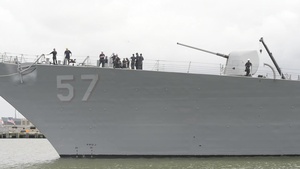 USS Mitscher (DDG 57) Return to Homeport
