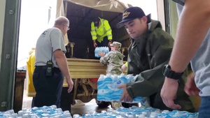 N.C. National Guard Soldiers Assists In Delivering Essential Food and Water