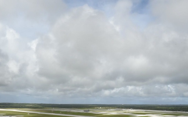 F-15C, KC-135 Stratotanker take from Guam