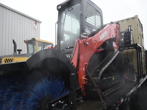 B-Roll of the NCANG Civil Engineers Staging Debris Clearing Equipment