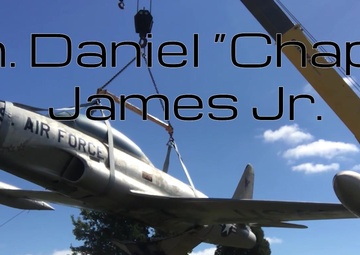 T-33 Static Aircraft Display Honoring Gen. Daniel "Chappie" James Jr. to be replaced on Joint Base Cape Cod