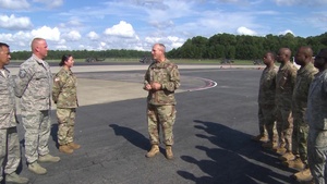 General Lusk makes remarks on Florence