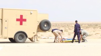 U.S. and Egyptian Army MEDEVAC Rehearsal