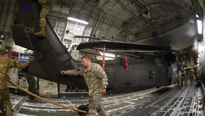 Alaska Guard UH-60 offload at McEntire